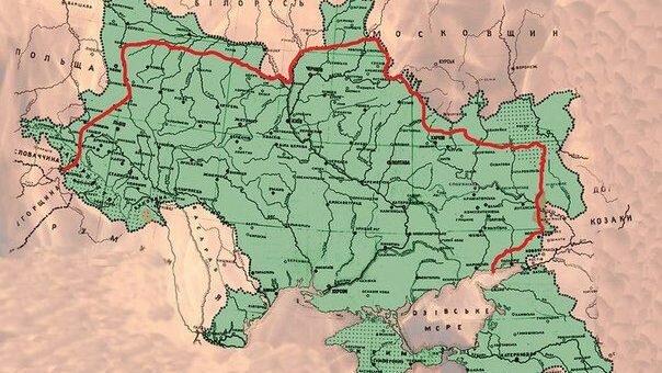 Межі українських земель на унікальних картах початку ХХ ст.