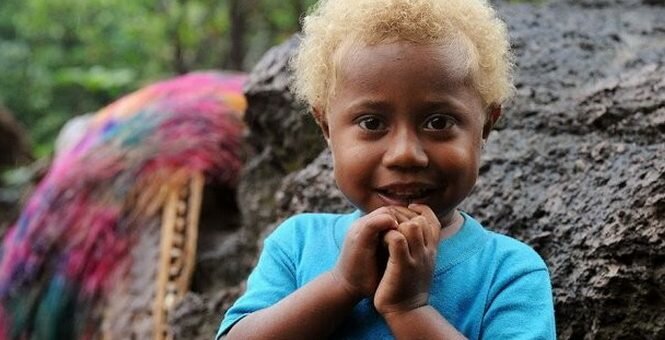 Темнокожие блондины из Меланезии - загадка  генетики